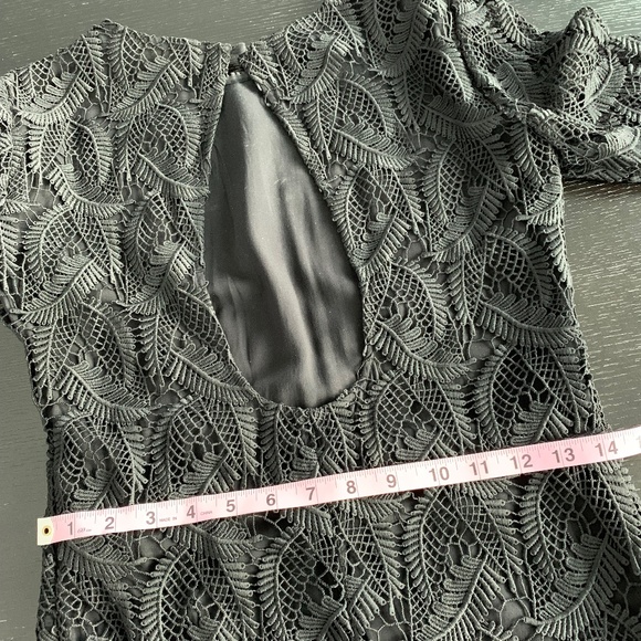 Maje Long Black Lace Gown - Worn twice - Picture 13 of 16